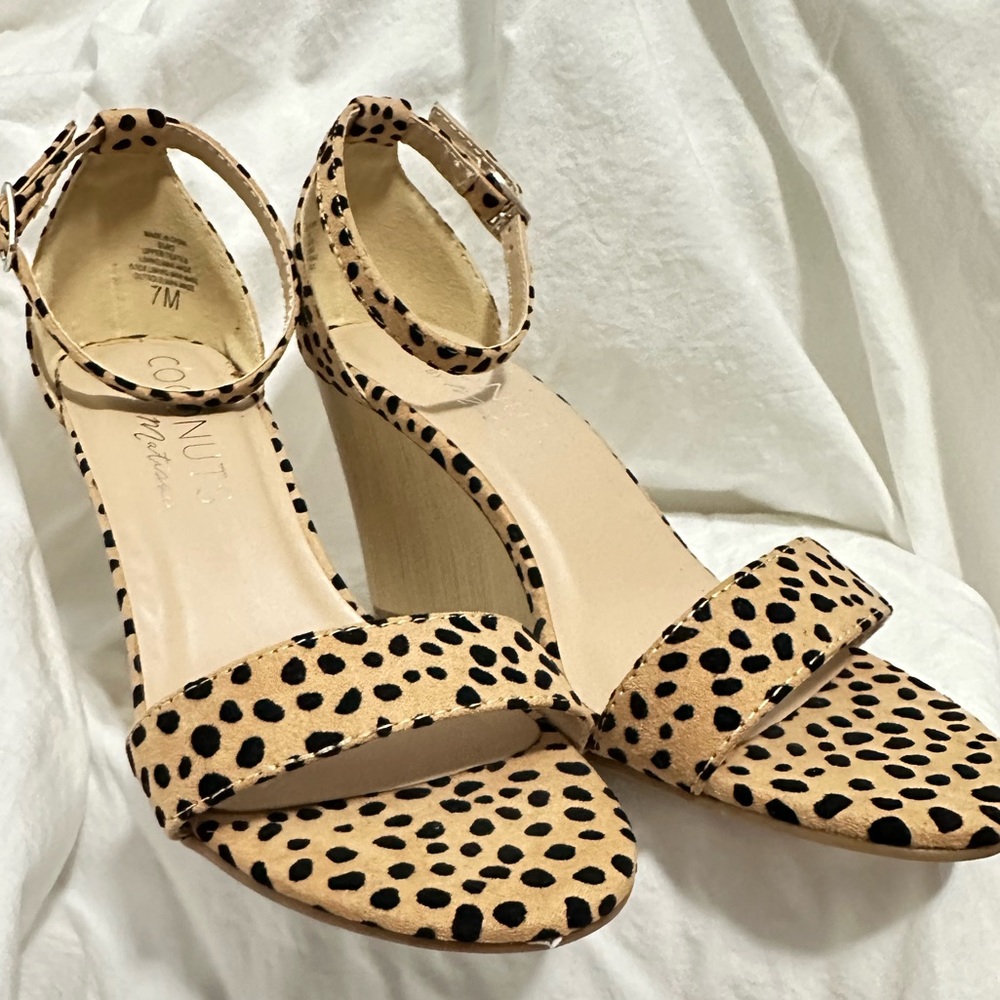 Leopard Print Wedges